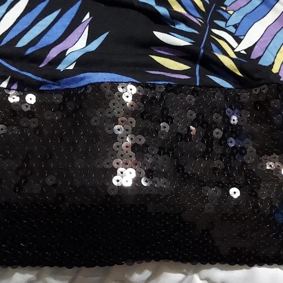 TROPICAL Sleeveless Dress Size L - Picture 6 of 6